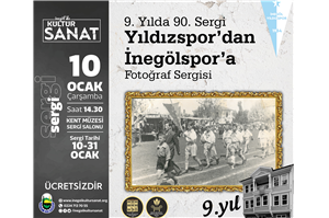 9. Yılda 90. Sergi Yıldızspor'dan İnegölspor'a Fotoğraf Sergisi