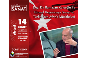 Doç. Dr. Ramazan Kurtoğlu ile  Küresel Hegemonya Savaşı ve Türkiye'nin Afrin'e Müdahalesi  Söyleşi Programı