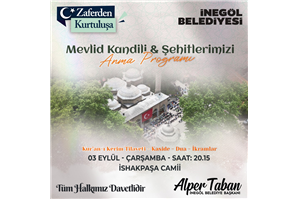 Mevlid Kandili ve Şehitlerimizi Anma Programı