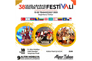 İnegöl Belediyesi 38. Uluslararası Kültür Sanat Festivali 9. Altın Mobilya Halk Dansları Yarışması Finali